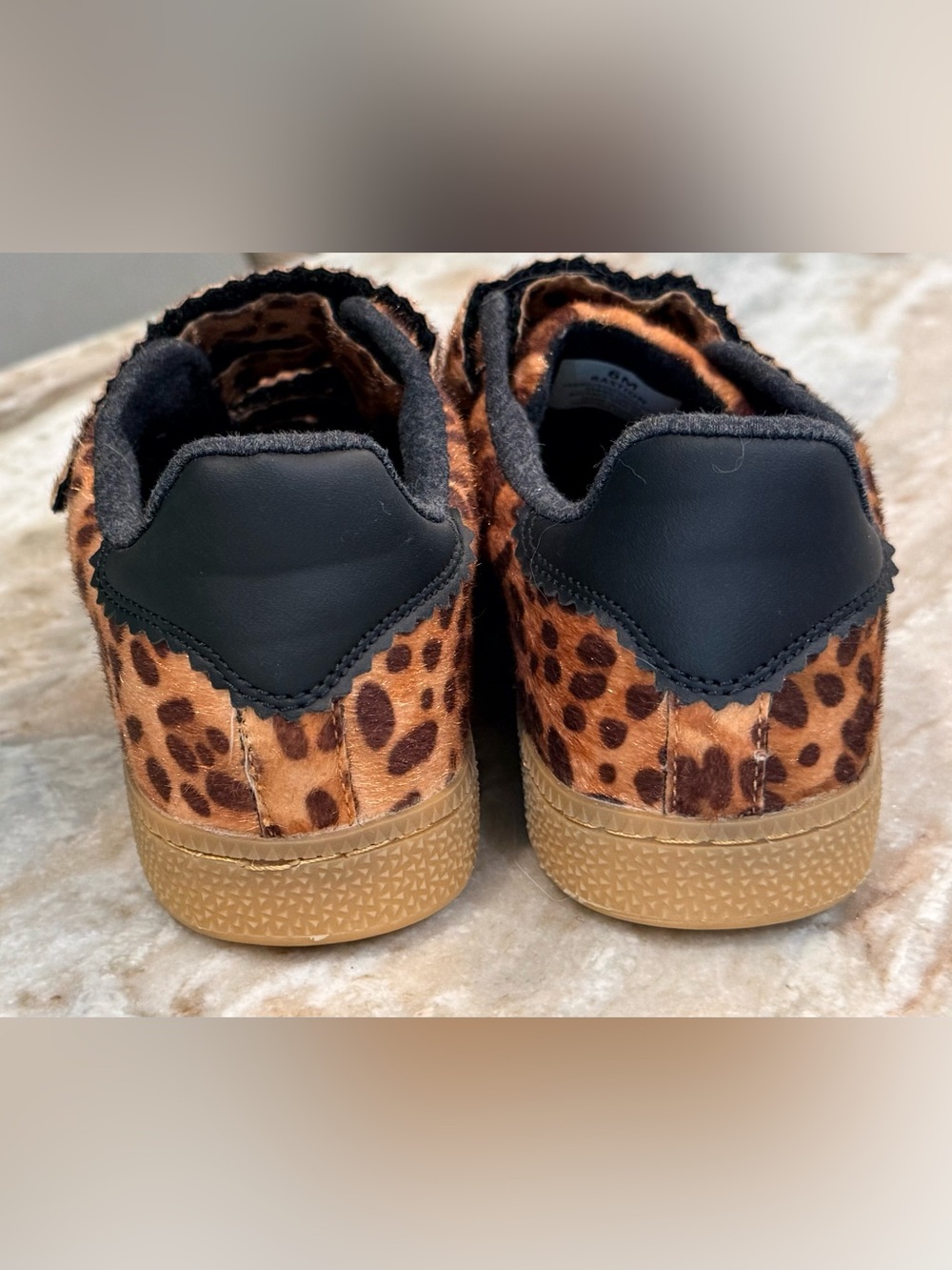 Women’s CAMILA COELHO Bastion leopard print vegan hair sneakers- Size 6 - Picture 3 of 8